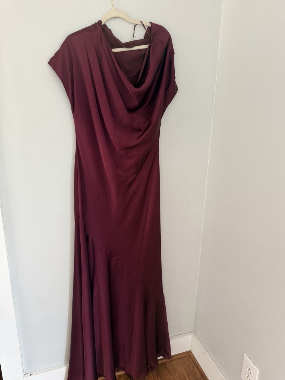 Lauren Ralph Lauren Jersey Off-the-Shoulder Gown LE NOVEMBER Size 14 Red